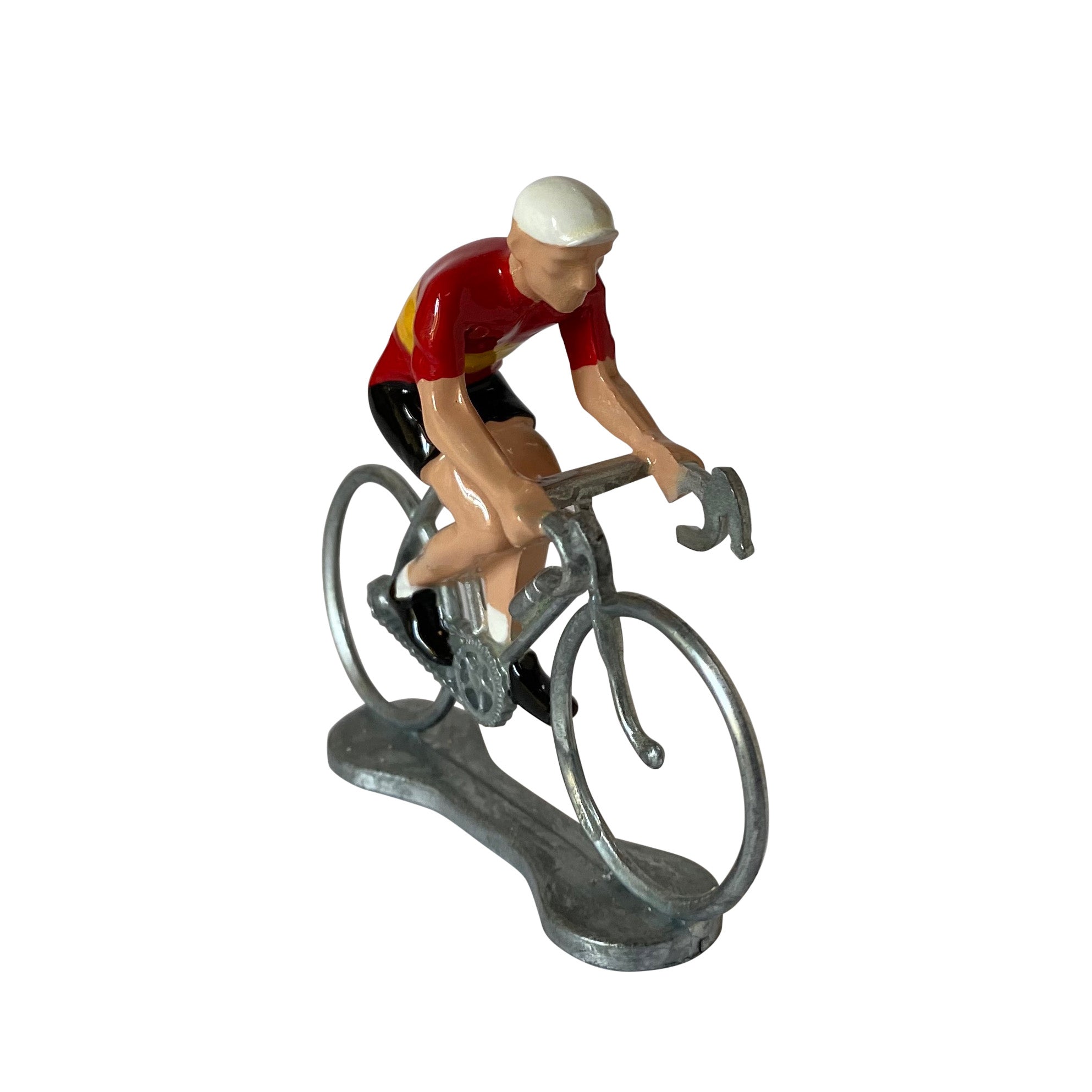 Bernard & Eddy Miniatuur Wielrenner│Kampioen Spanje│art. 303100│vooraanzicht schuin