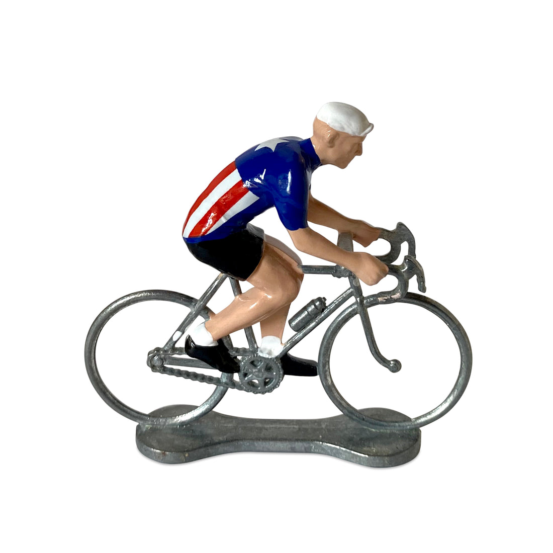 Miniatuur Wielrenner Fietser USA│Bernard&Eddy│art. 303193│zijaanzicht