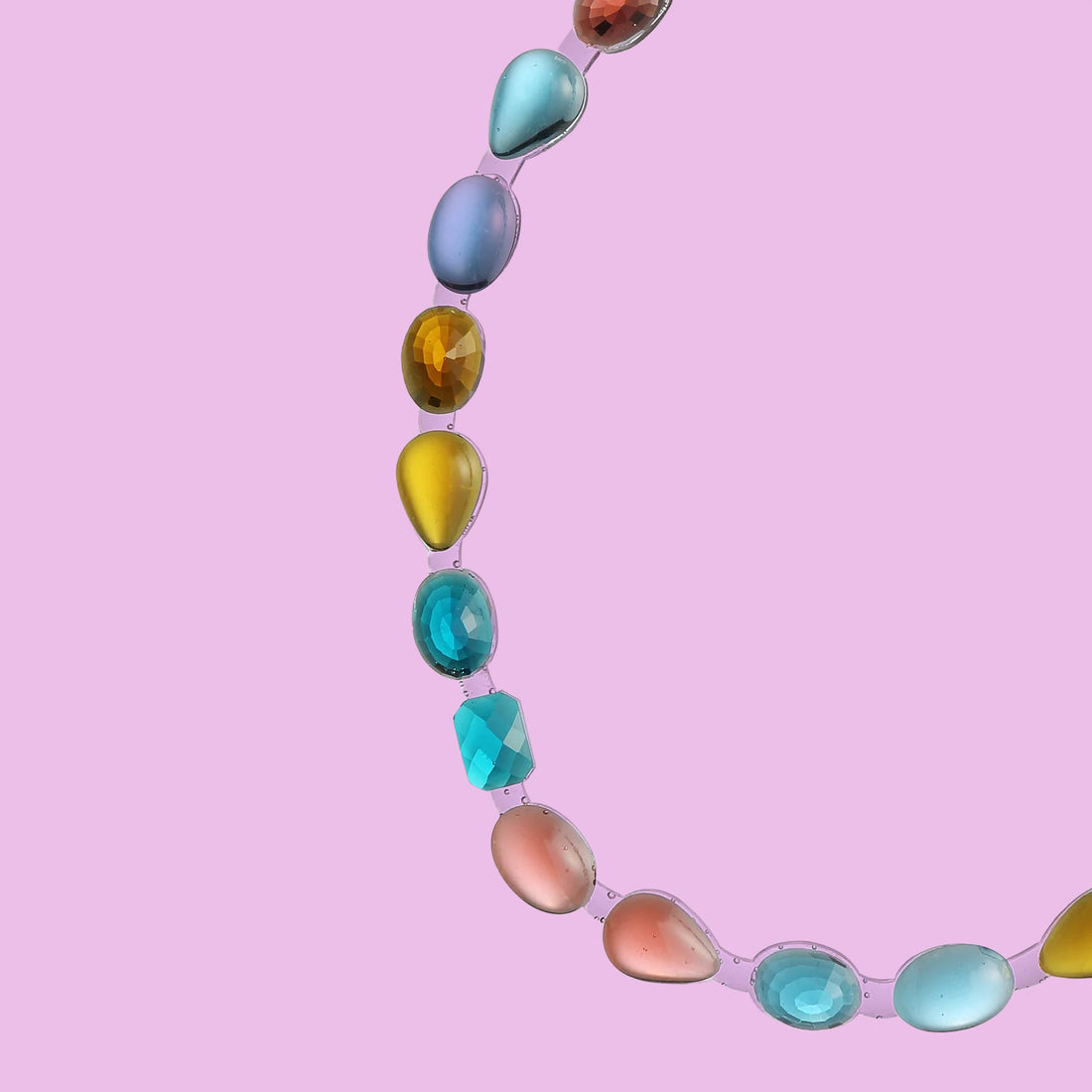 Halsketting Filo Stones Multicolor Corsari Jewels│art. 1001-042│vooraanzicht