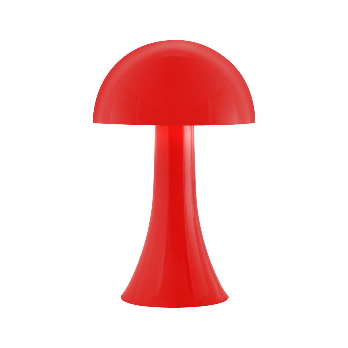 Remember Filou Wiederaufladbare LED-Tischleuchte | Rot | Art. LLM02 | Vorderansicht auf weißem Hintergrund