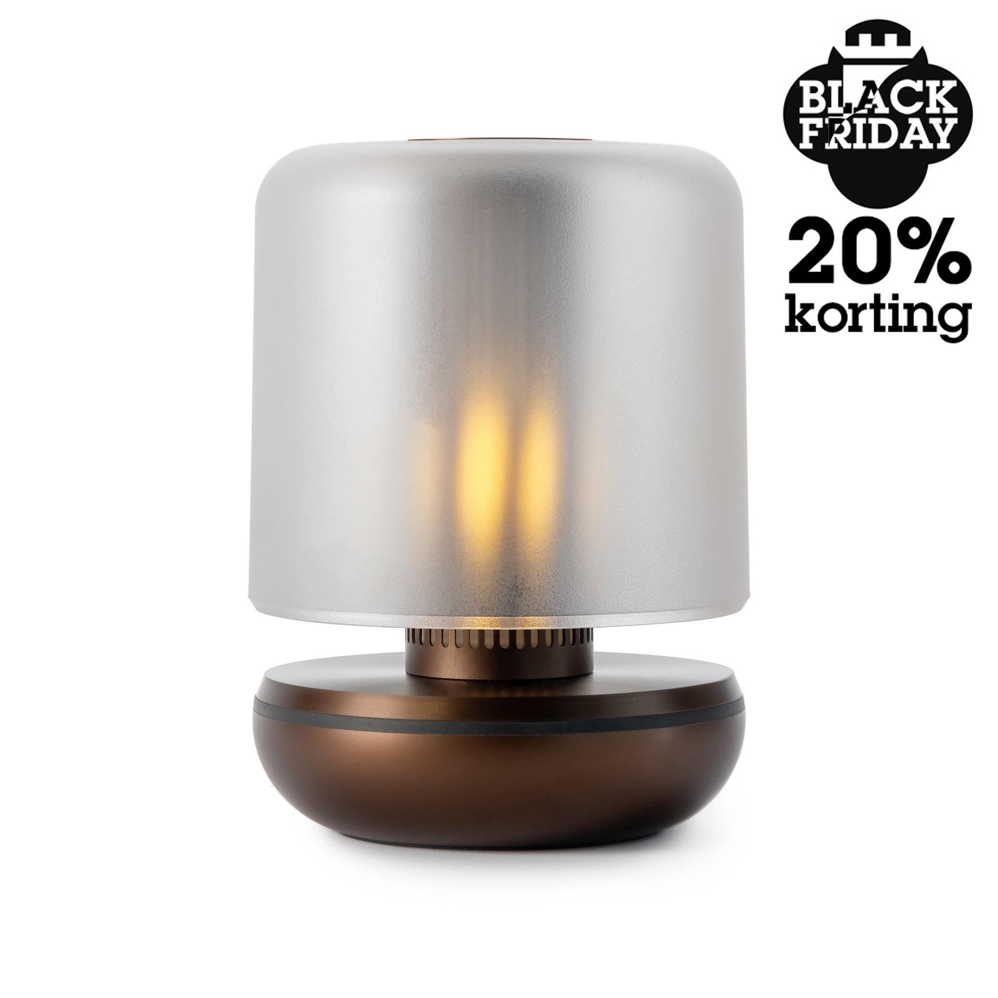 Humble Firefly Oplaadbare Tafellamp Bronze Frosted│art. HUMTL00403│Black Friday 20% Korting