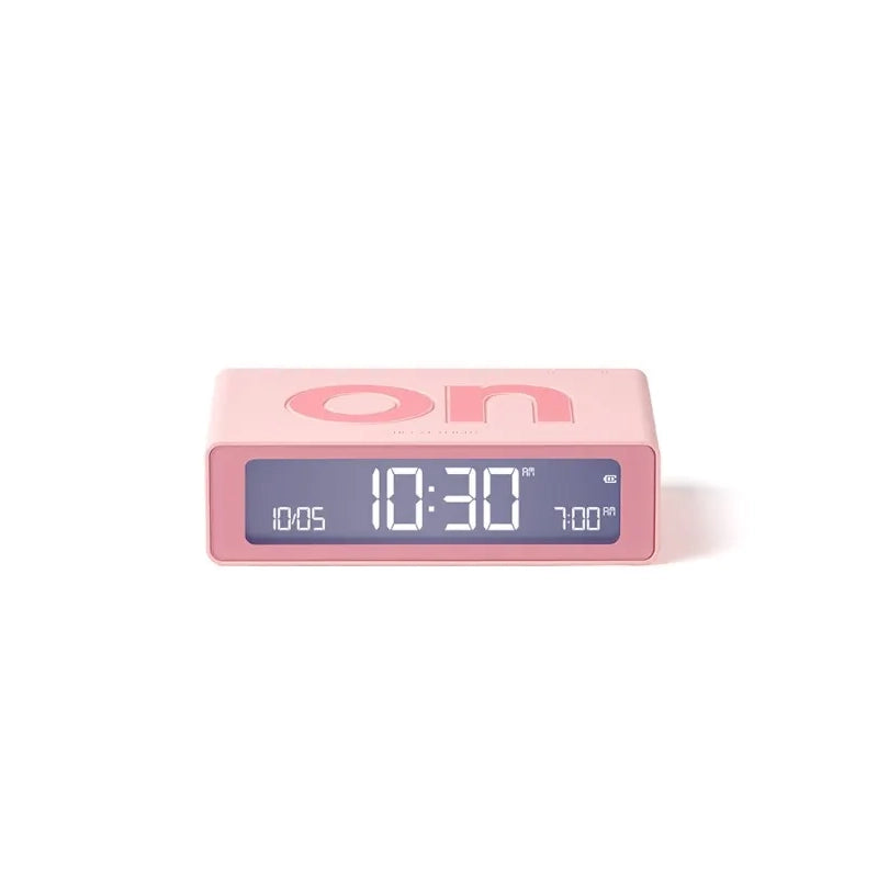 Lexon Flip Mini in Roze met On zijde boven en erlichting aan