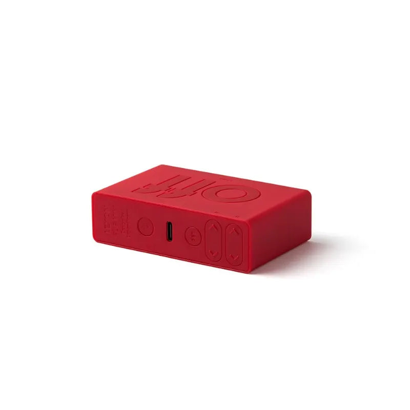 Lexon Flip Mini Wekker Digitaal Rood│art. LR158R4│achterkant