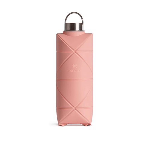 Difold Origami Waterfles Pink Win│art. DFOB25/750PINK│GIF open en dicht
