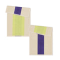 Gastendoekjes Martens & Martens Set/3-C Suite702│art. CMMTSET30TUPUTO│Purple & Lime voor- en achterkant