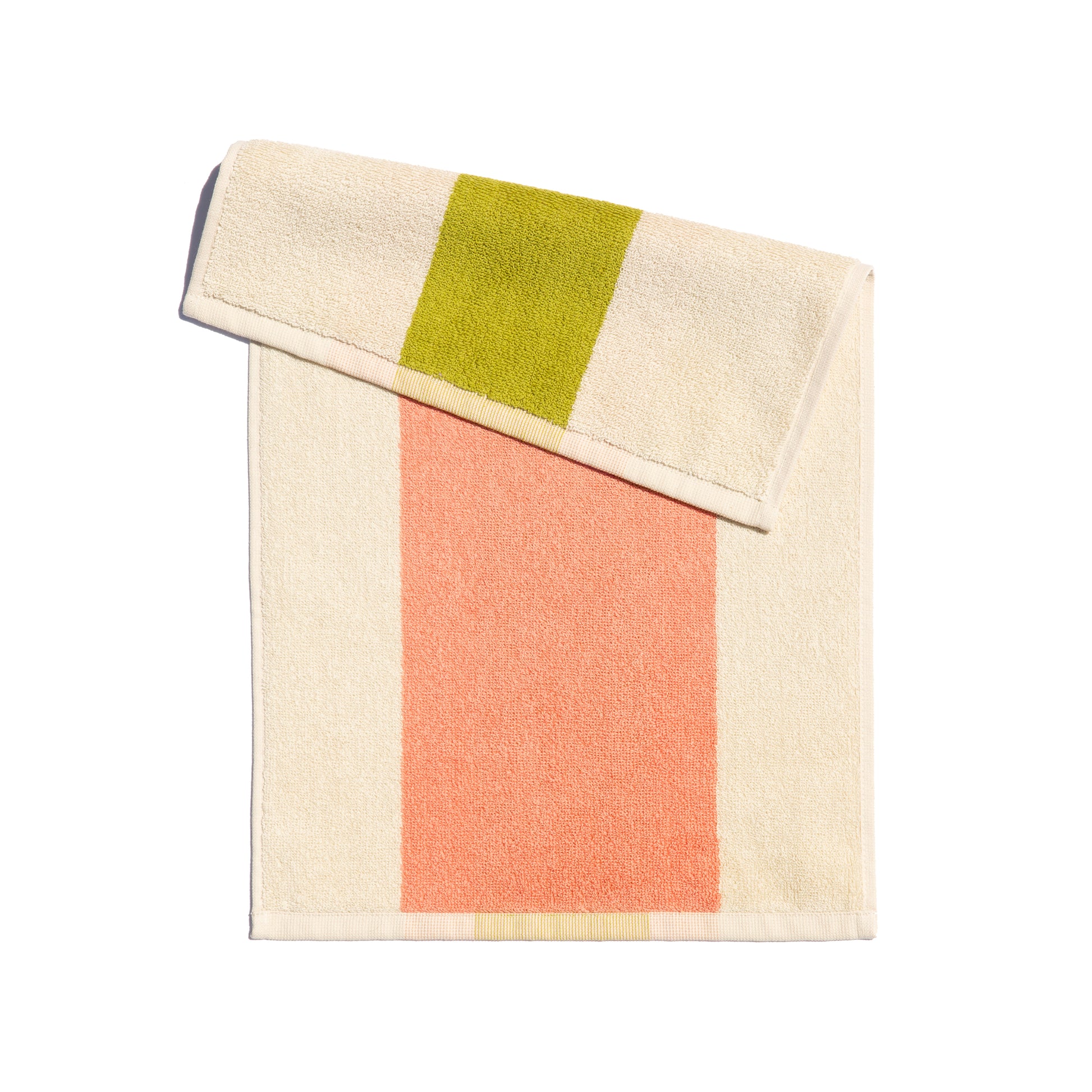 Gastendoekjes Martens & Martens Suite702│art. MMTTSET30LISYSK│lime-roze voorkant