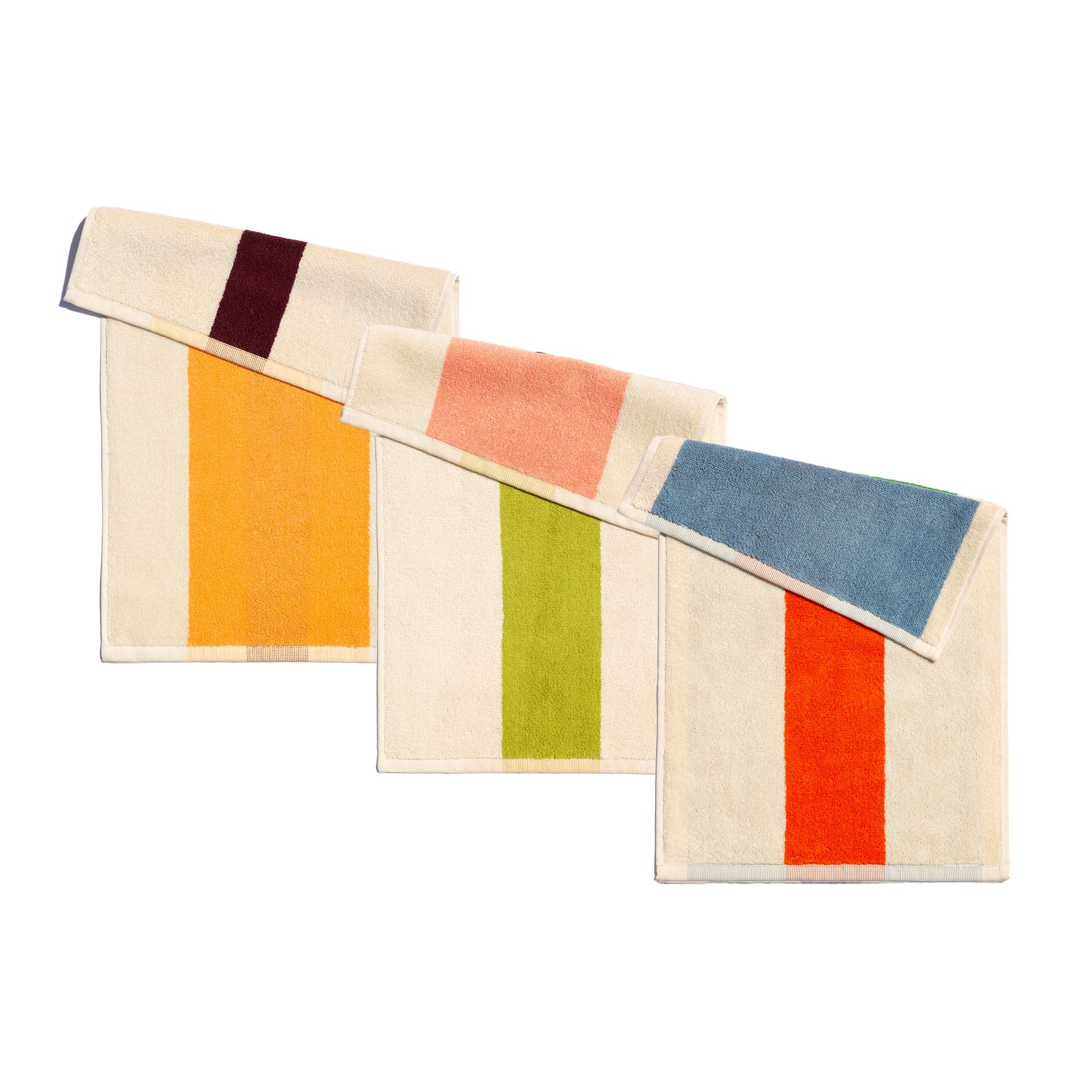 Gastendoekjes Martens & Martens Suite702│art. MMTTSET30LISYSK│3 soorten naast elkaar voorkant