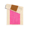 Gastendoekjes Martens & Martens Suite702│art. MMTTSET30PIRBBR│bruin-roze voorkant