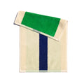 Gastendoekjes Martens & Martens Suite702│art. MMTTSET30PIRBBR│groen-blauw voorkant