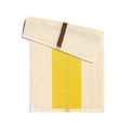 Gastendoekjes Martens & Martens Suite702│art. MMTTSET30PIRBBR│geel-bruin voorkant