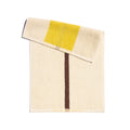 Gastendoekjes Martens & Martens Suite702│art. MMTTSET30PIRBBR│geel-bruin achterkant