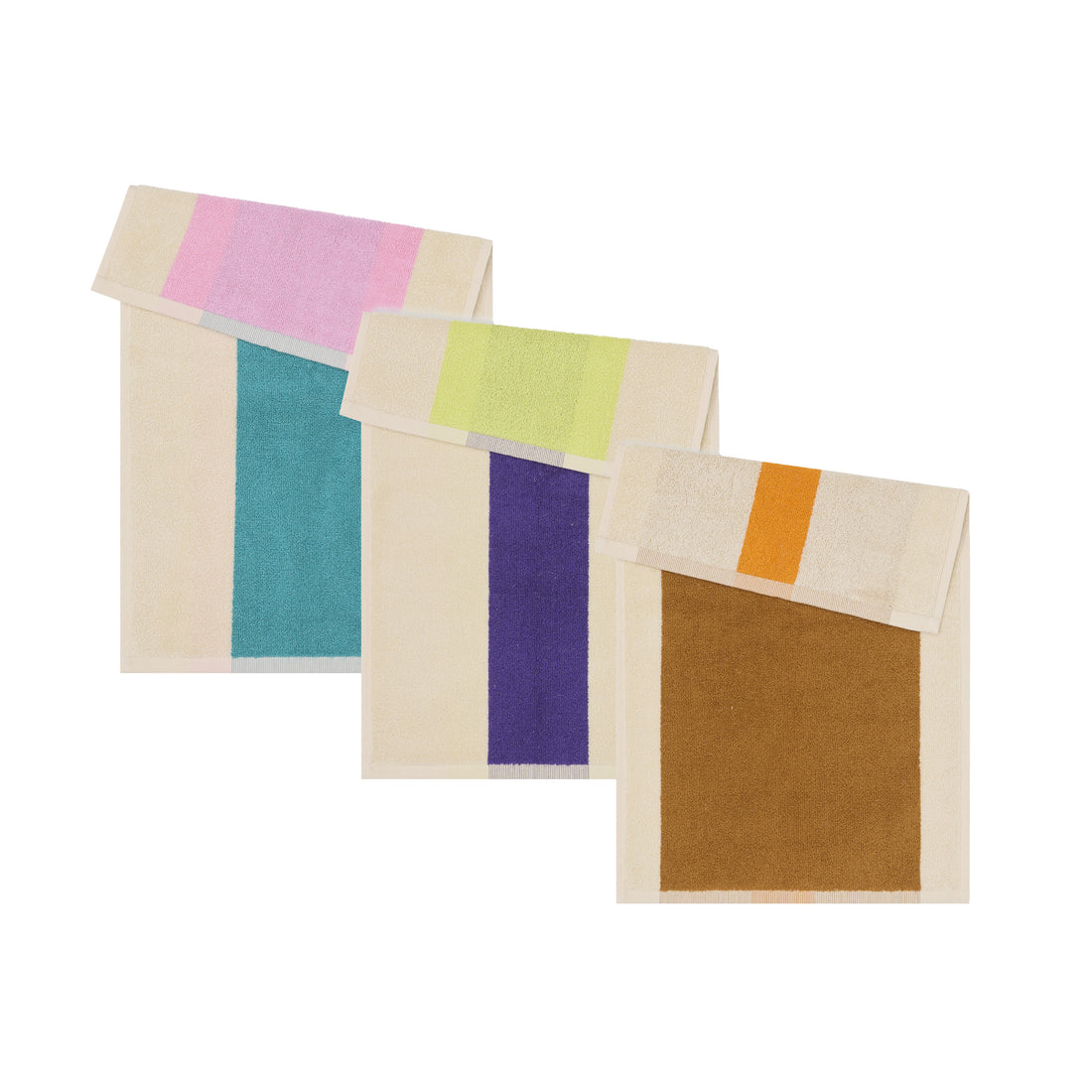 Gastendoekjes Martens & Martens Set/3-C Suite702│art. CMMTSET30TUPUTO│3 verschillene naast elkaar