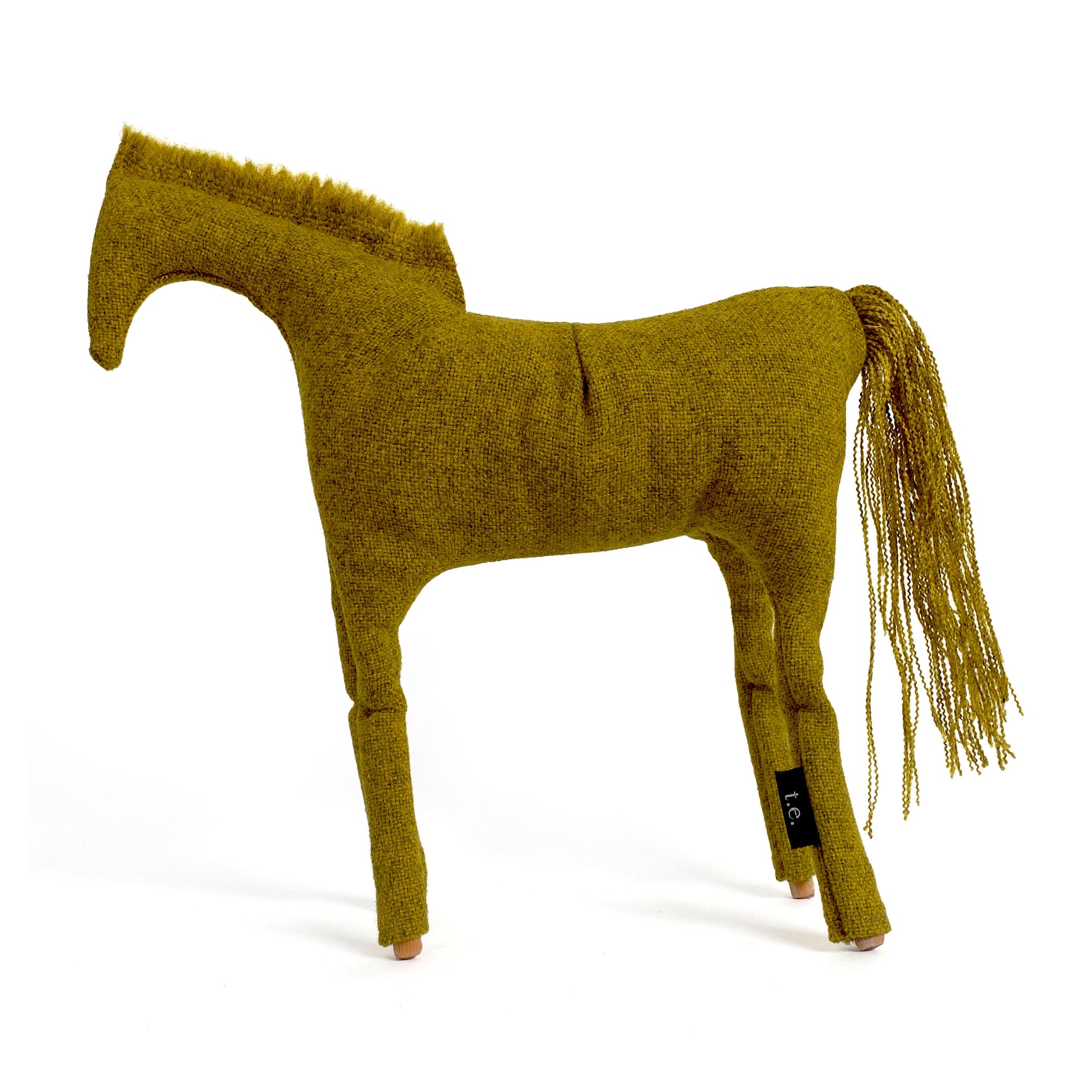 Gelderlander 08│Stoffen Paard│Christien Meindertsma│art. T.E.220-08│zijkant met witte achtergrond