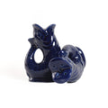 Gluckigluck Peper en Zoutstel Cobalt Blue│art. G31159/BL/W│vooraanzicht staand en liggend