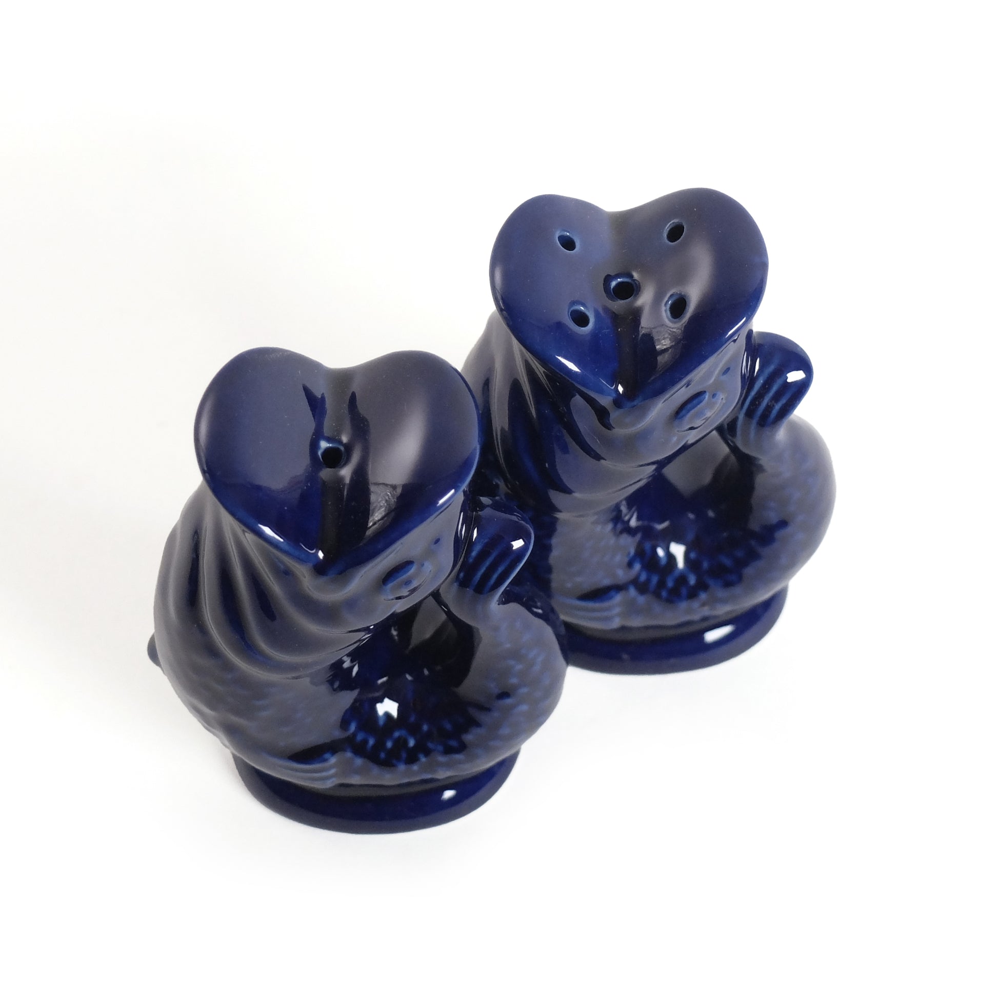 Gluckigluck Peper en Zoutstel Cobalt Blue│art. G31159/BL/W│bovenaanzicht