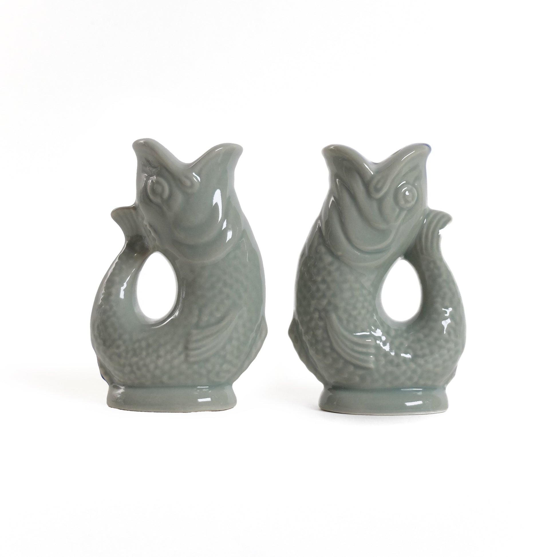 Gluckigluck Peper en Zoutstel Sage│art. G31159/SAGE/W│vooraanzicht staand naast elkaar