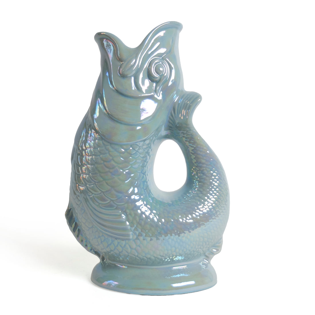 Gluckigluck Waterkaraf Lustre Eau de Nil│art. G31155/EAUL/W│zijaanzicht links