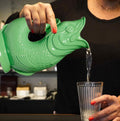 Gluckigluck Waterkaraf Vis Apple│art. G3115/APPL/W│wate schenkend in glas