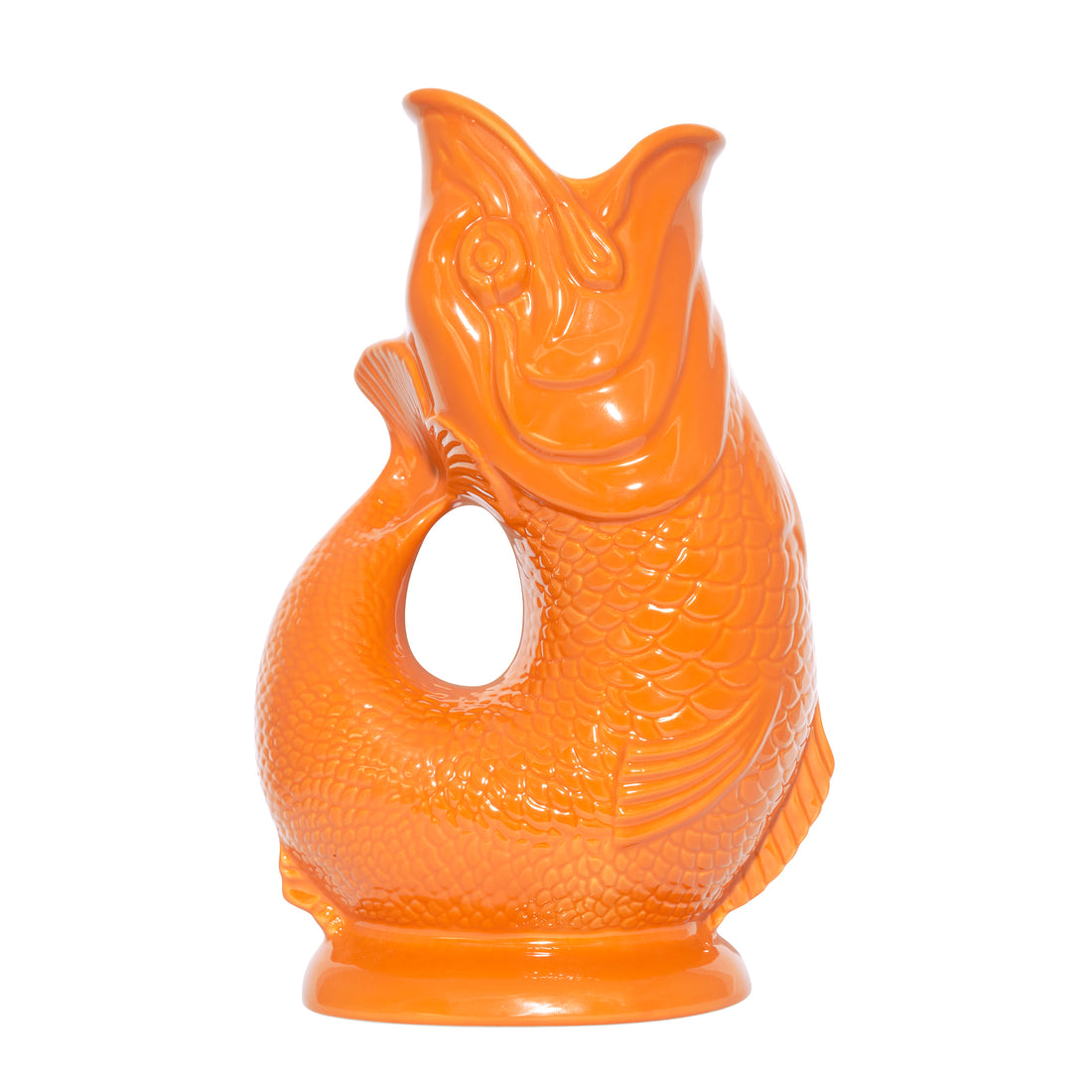 Gluckigluck Waterkaraf Oranje│Guggle Jug│art. G31155/OR/W│voorkant kan met witte achtergrond