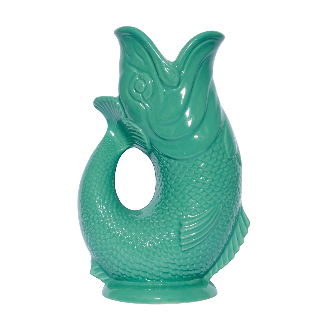 Gluckigluck Waterkaraf Zeegroen│art. G31155/SG/W│vooraanzicht met witte achtergrond