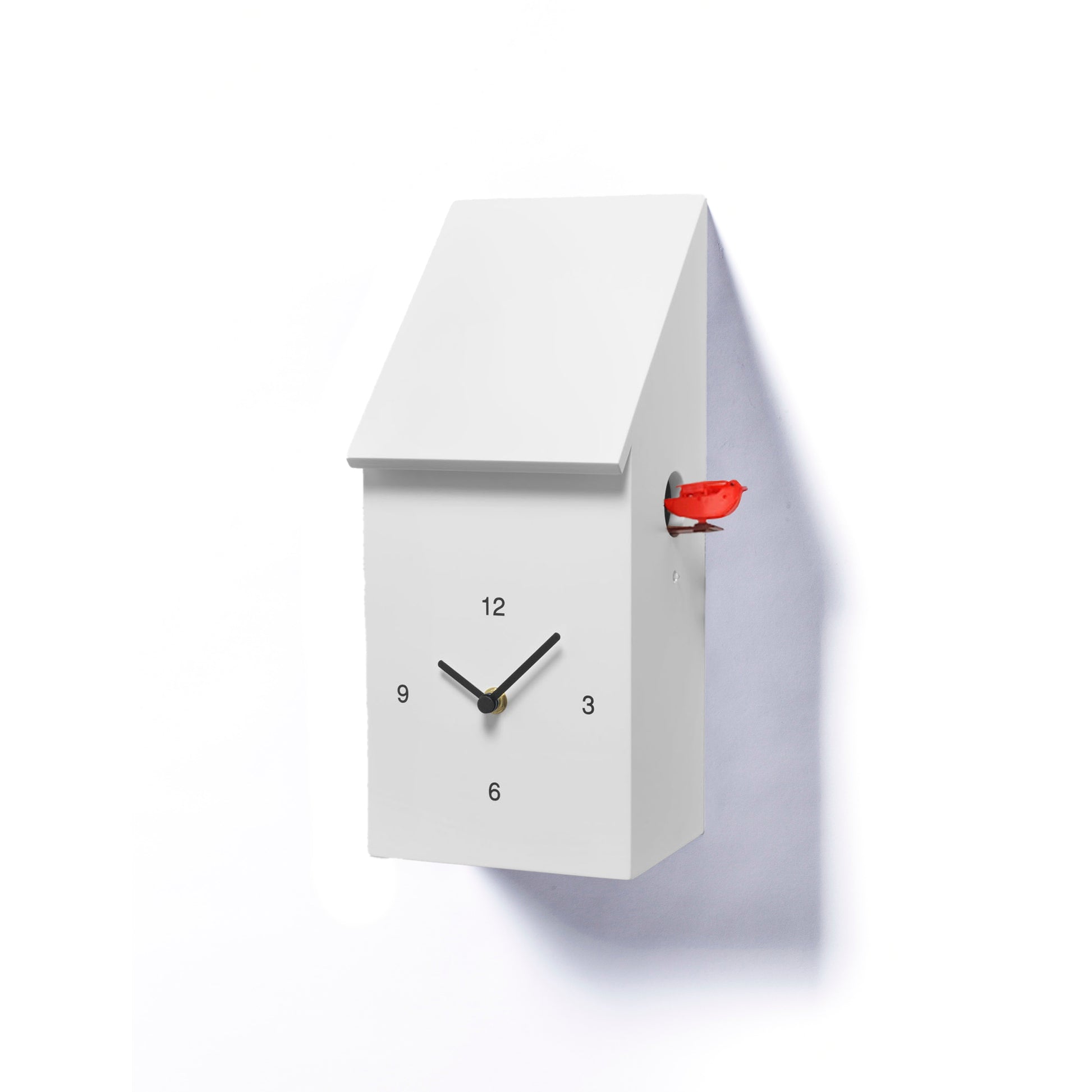 Koekoeksklok Half Time Wit│Diamantini & Domeniconi│art. 212WI│voorkant schuin