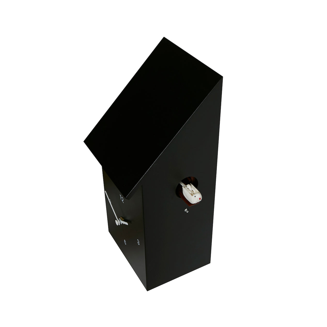 Koekoeksklok Half Time Zwart│Diamantini & Domeniconi│art. DIA 212ZW│bovenaanzicht