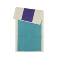 Handdoek Martens & Martens Turqouise & Purple Suite702│art. CMMTT50TUPU│achterkant met witte achtergrond