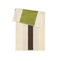 Handdoek 50x100 Brown&Lime│ Martens&Martens - Suite702│art. MMTT50BRLI│voorkant witte achtergrond