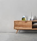 Heidibox Alpenweide│Huisje met Alpengeluiden│art. 11HBX0701001│op houten dressoir