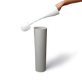 Toiletborstel Excalibur Lichtgrijs│Philippe Starck│Heller│art. EXC-LGY01│Borstel boven houder met witte achtergrond