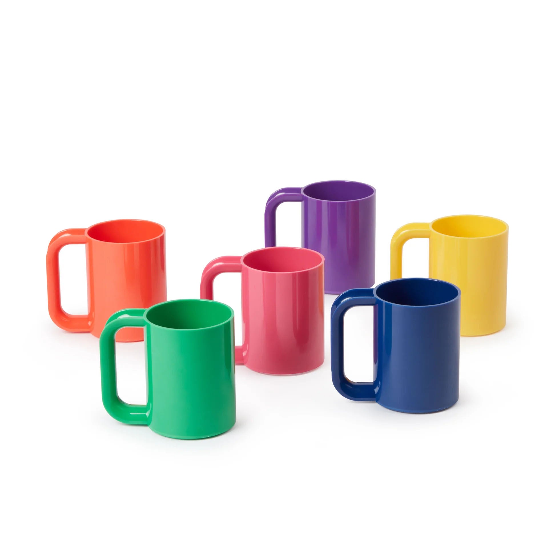 Heller Max Dinnerware│Mugs Rainbow│art. HWM-RB06│alle kleren naast elkaar