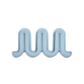 Heller Swell Wandkapstok Blauw│art. 3303-10│vooraanzicht met witte achtergrond