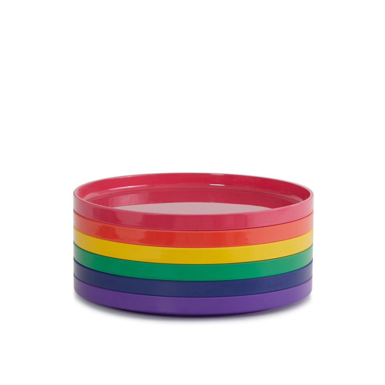 Heller Max Dinnerware│Small Plate rainbow│art. 102-13-06│vooraanzicht met witte achtergrond