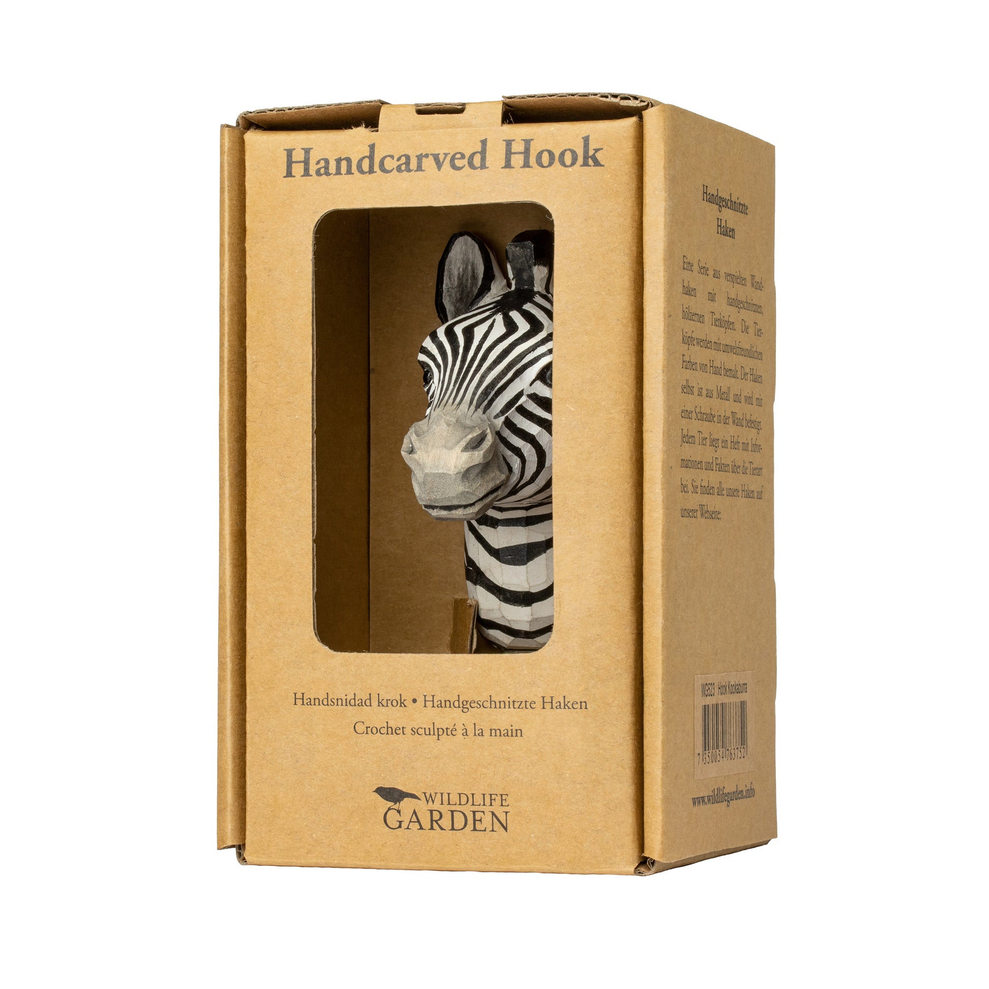 Kapstok Zebra Wildlife Garden│art. WG4541│verpakking