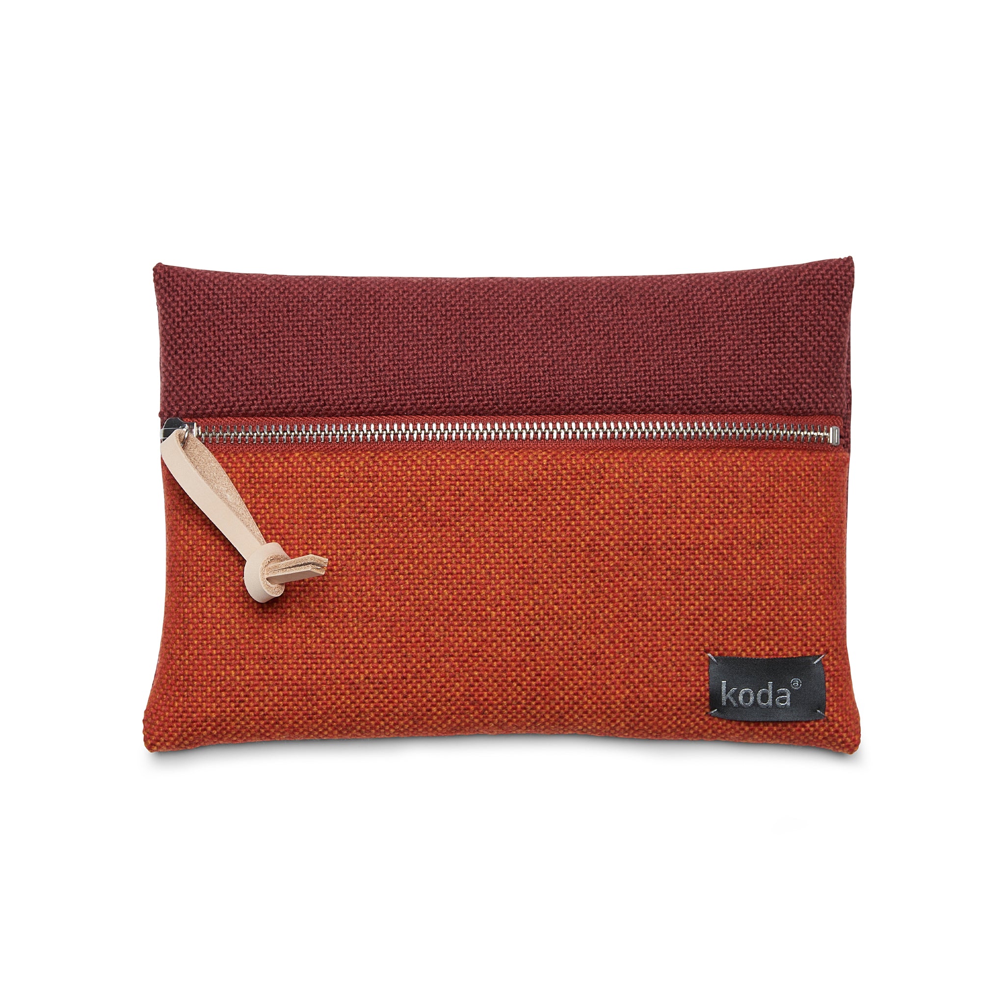 Etui Horizon H015│Red-Orange│Koda Amsterdam│vooraanzicht met witte achtergrond