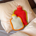 Warmwaterkruik Katoen Bumper Poppy Orange│Suite702│art. BHWBPO│met mini versie op kussen
