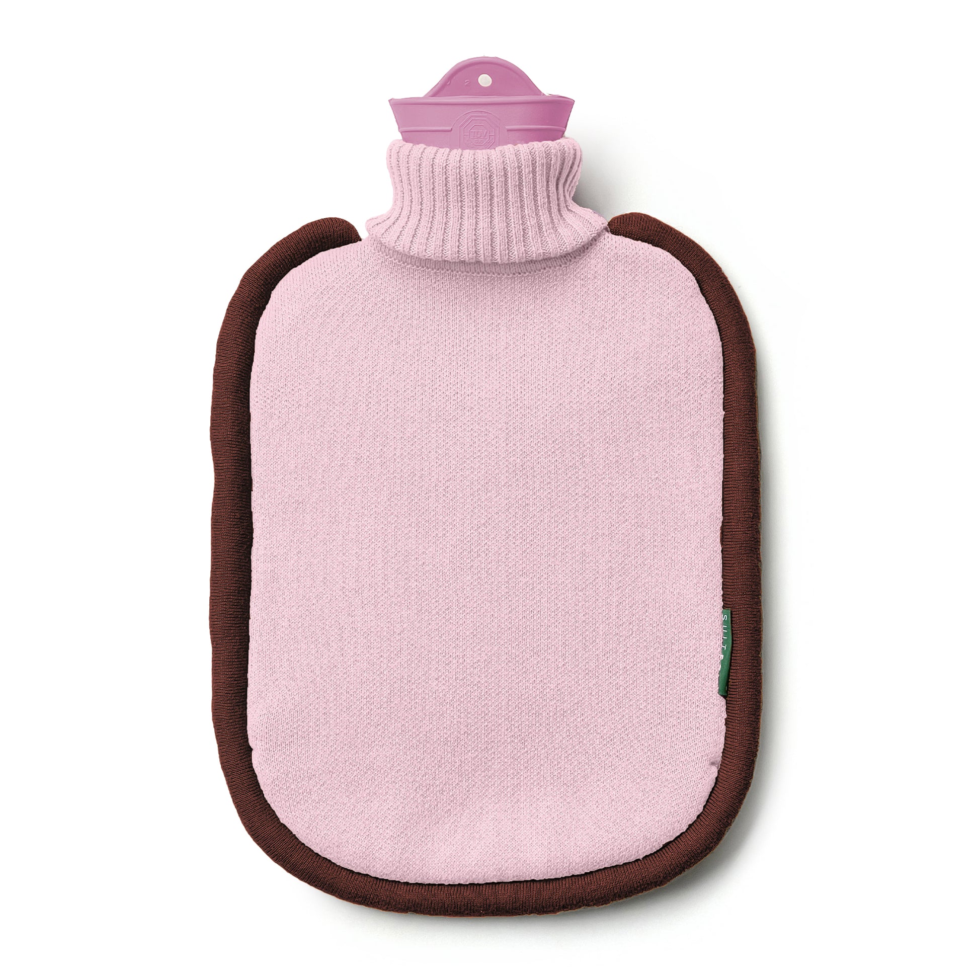 Warmwaterkruik Katoen Bumper Pastel Pink│art. BHWBPP│Suite702│bovenaanzicht met witte achtergrond