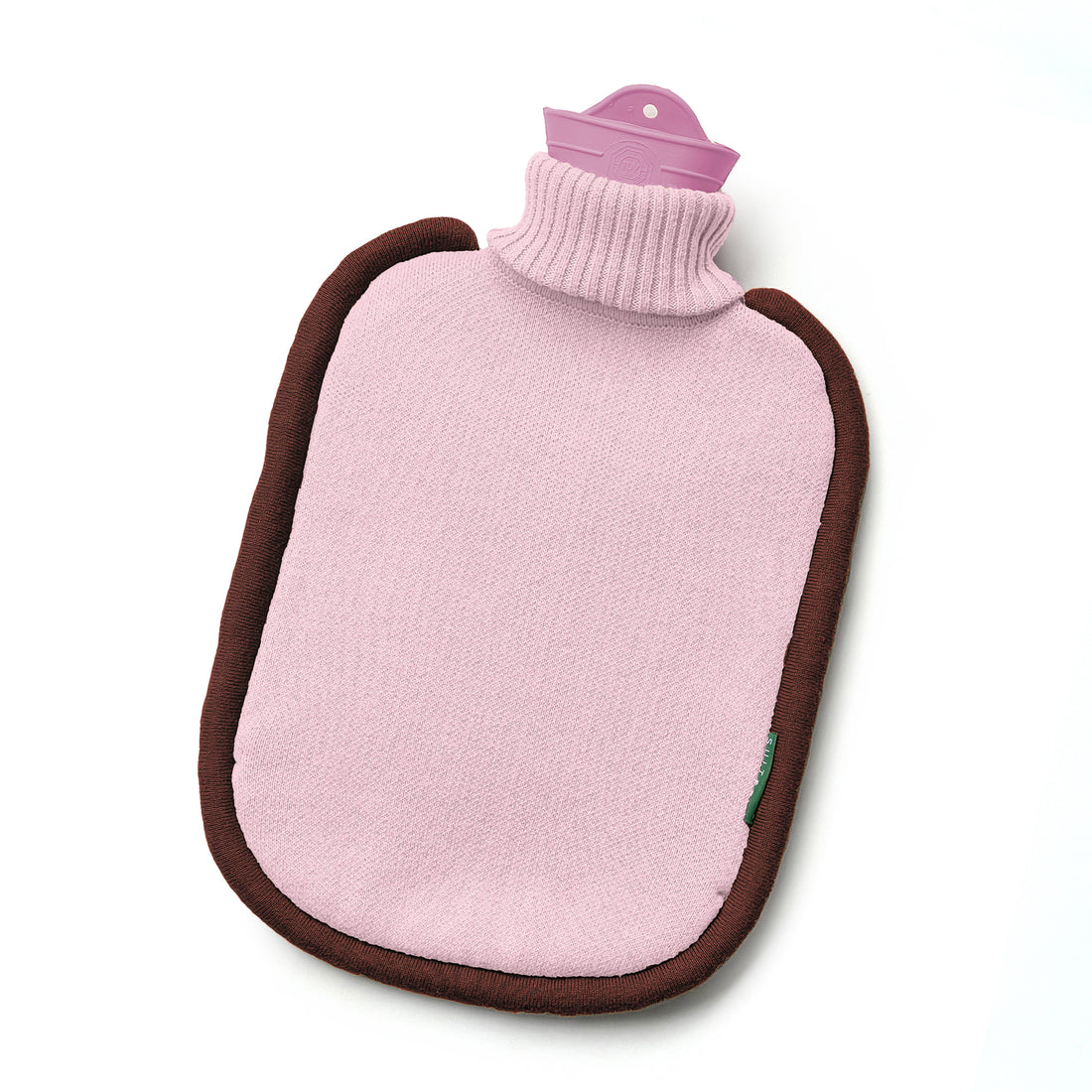 Warmwaterkruik Katoen Bumper Pastel Pink│art. BHWBPP│Suite702│bovenaanzicht schuin met witte achtergrond