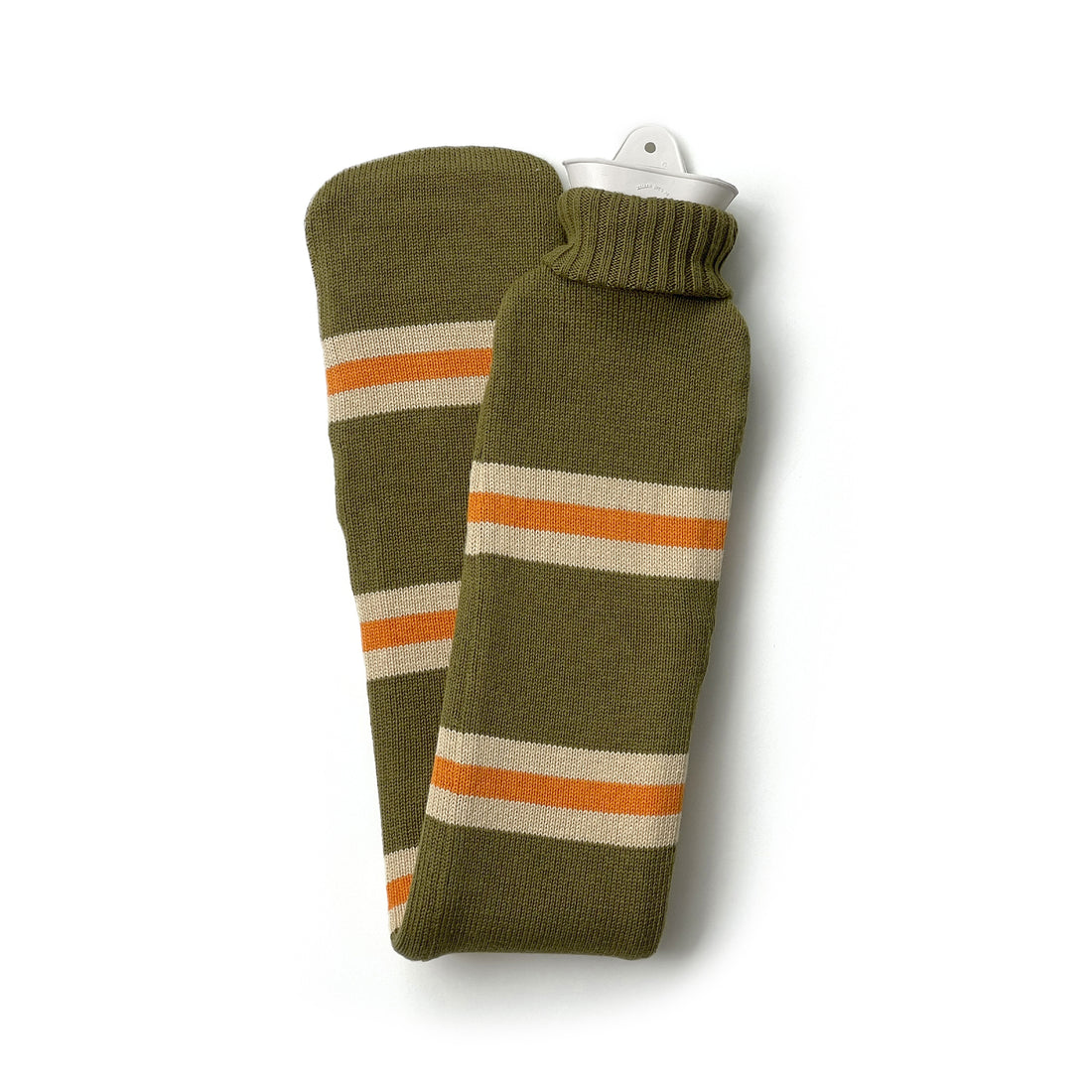 Hot Water Bottle XL College Green Suite702│art. XLHWBCG│bovenaanzicht dubbelgevouwen met witte achtergrond