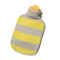 Warmwaterkruik Katoen Geel-Beige Suite702│liggend schuin met witte achtergrond│art. HWBYEBE