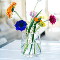 Flower Constellation RVS Large│House of Thol│op glazen vaas met bloemen