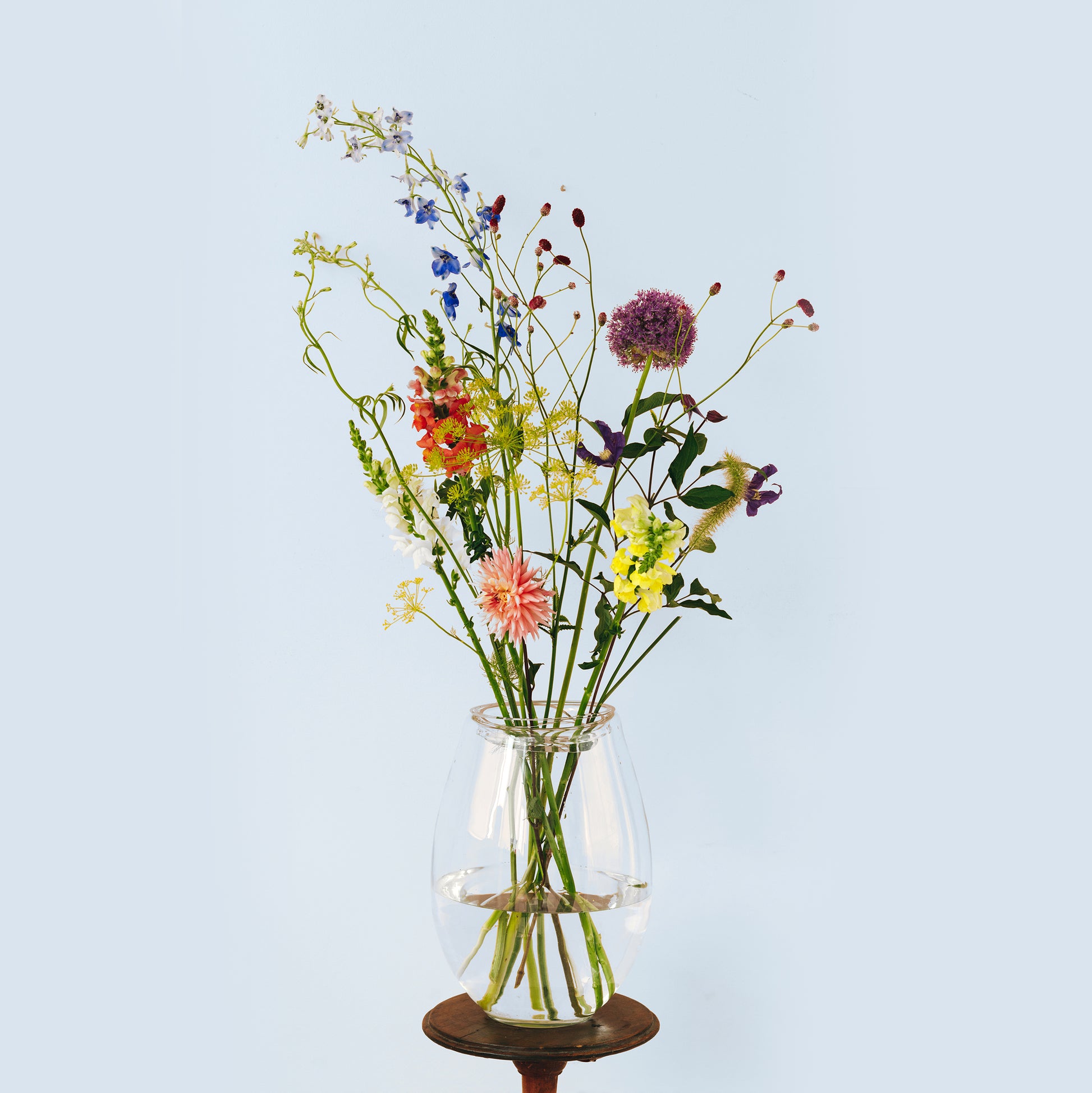 Flower Constellations RVS X-Large│House of Thol│in glazen vaas met bloemen