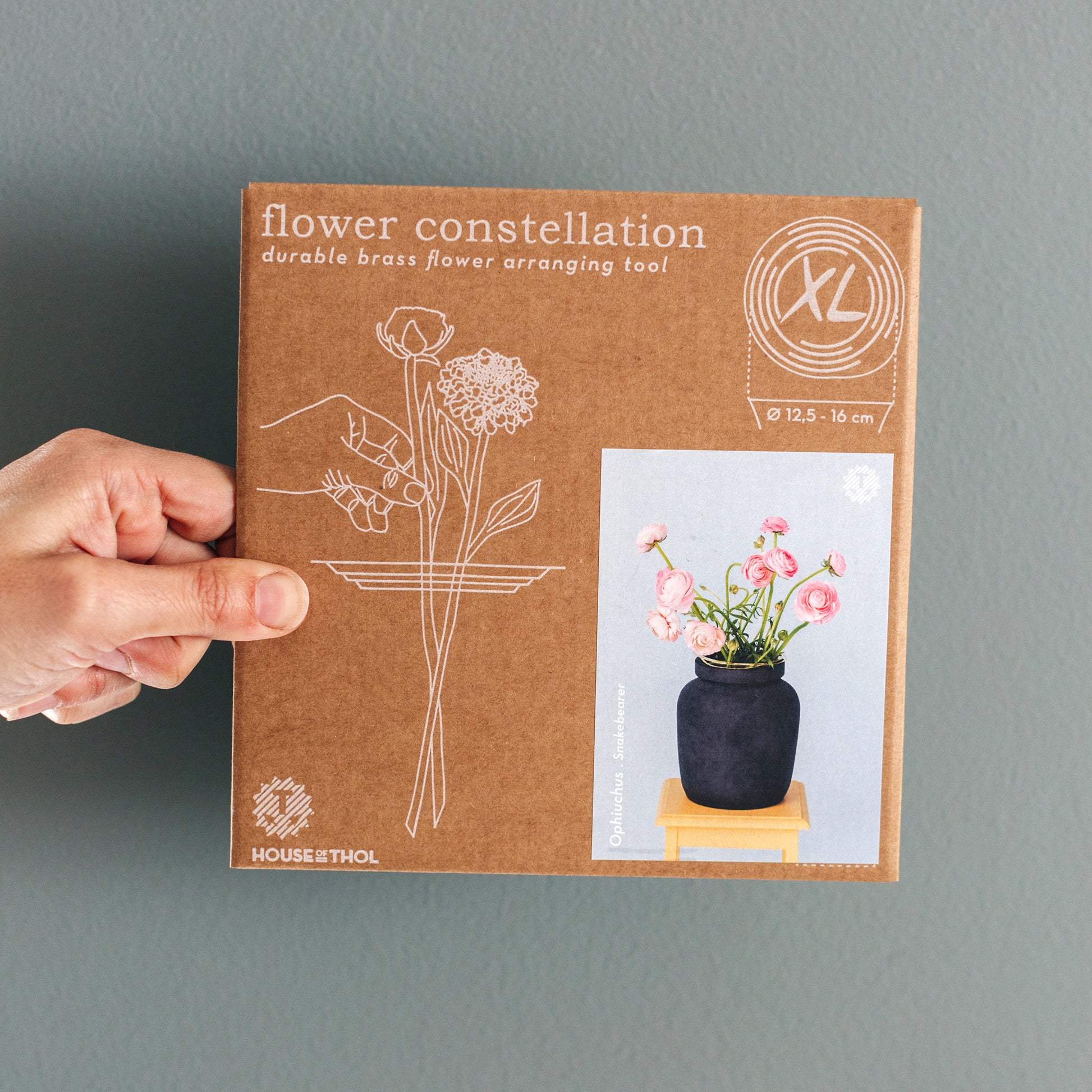 Flower Constellations RVS X-Large│House of Thol│verpakking in hand