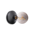 Humble Bulb G95 Smoked│Humble Lights│art. HUMAC00025│Humble Bee Zwart met lichtbron en witte achtergrond
