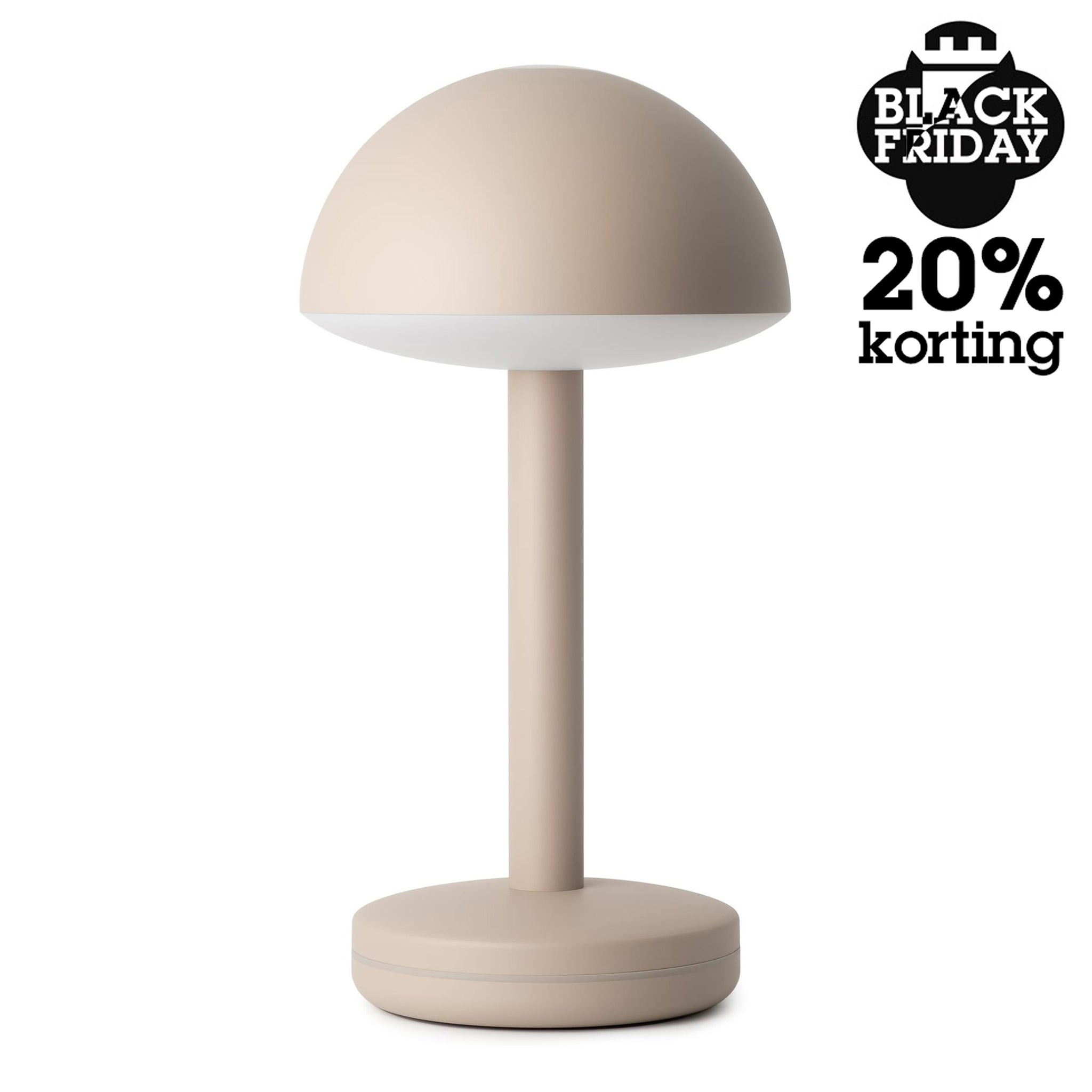 Humble Bug Oplaadbare Tafellamp Beige│Black Friday 20% Korting│art. HUMTL00302