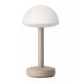 Humble Bug Oplaadbare tafellamp Frosted Beige│voorkant met witte achtergrond│art. HUMTL00305