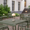 Humble Bug Oplaadbare tafellamp Frosted Beige│meerdere stuks op buitentafels│art. HUMTL00305