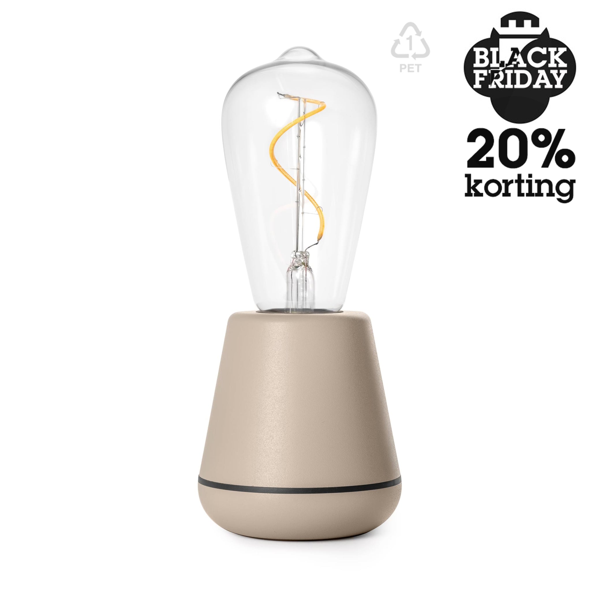 Humble One Outdoor Oplaadbare Tafellamp Beige│Buitenverlichting│art. UMTL00119│Black Friday 20% Korting