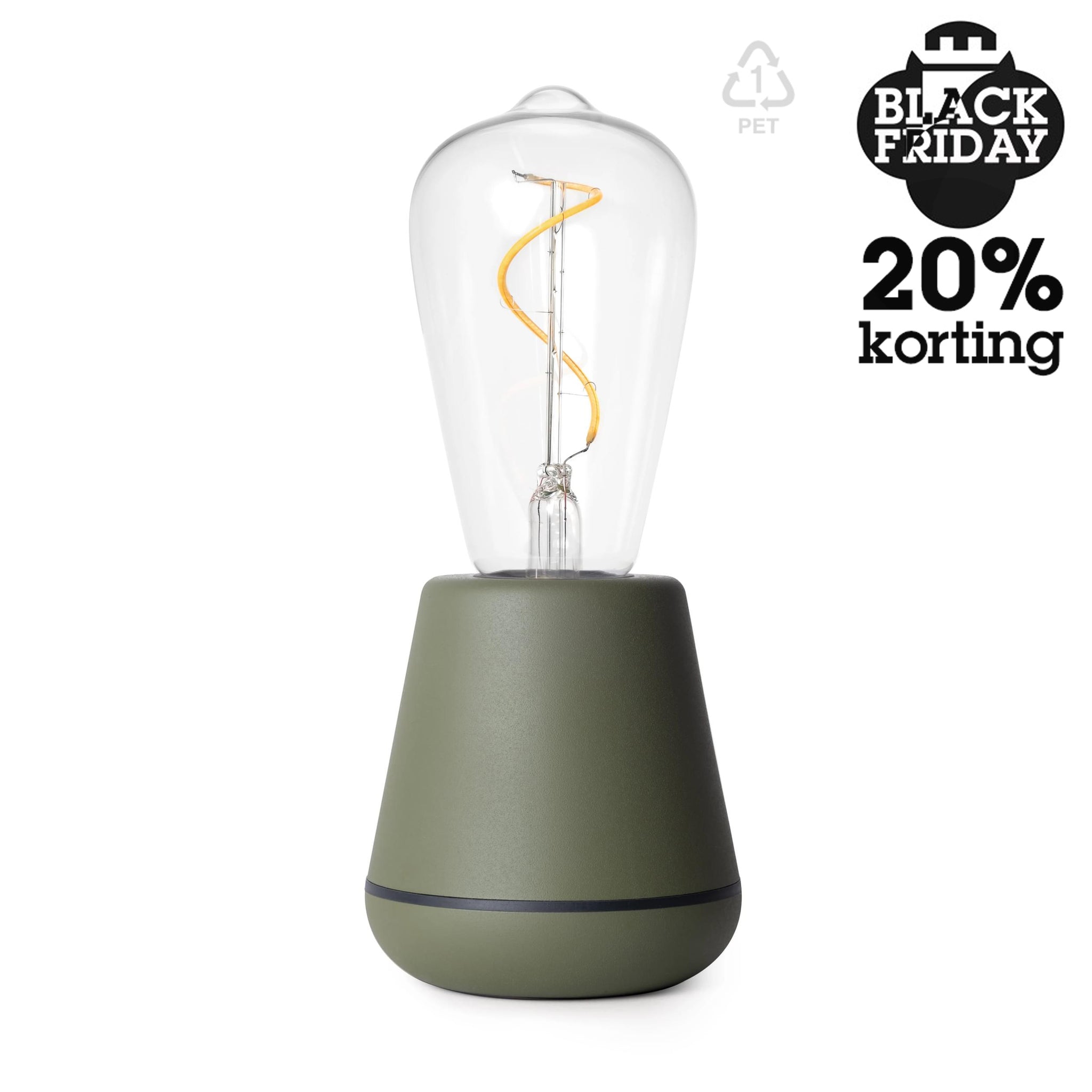 Humble One Outdoor Oplaadbare Tafellamp Moss│Buitenverlichting│art. HUMTL00117│Black Friday 20% Korting