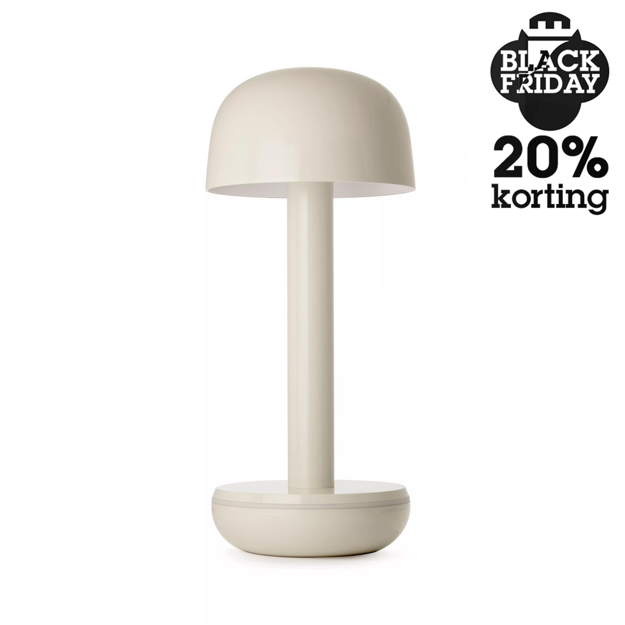 Humble Two Oplaadbare Tafellamp Ivory│Black Friday 20% Korting│art. HUMTL00218